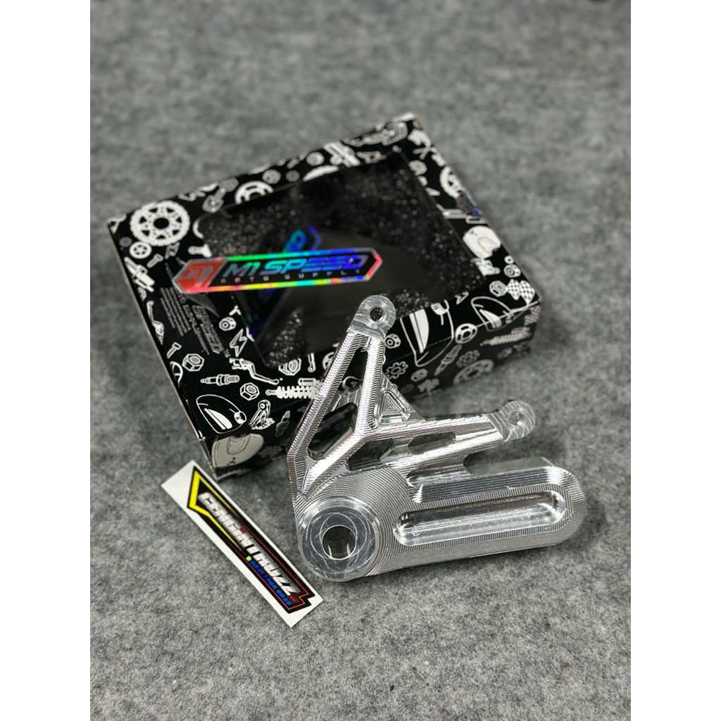 BREKET KALIPER BELAKANG RR CNC 2P BREMBO KTC PNP NINJA RR BREKET KALIPER NINJA RR CNC BREKET KALIPER