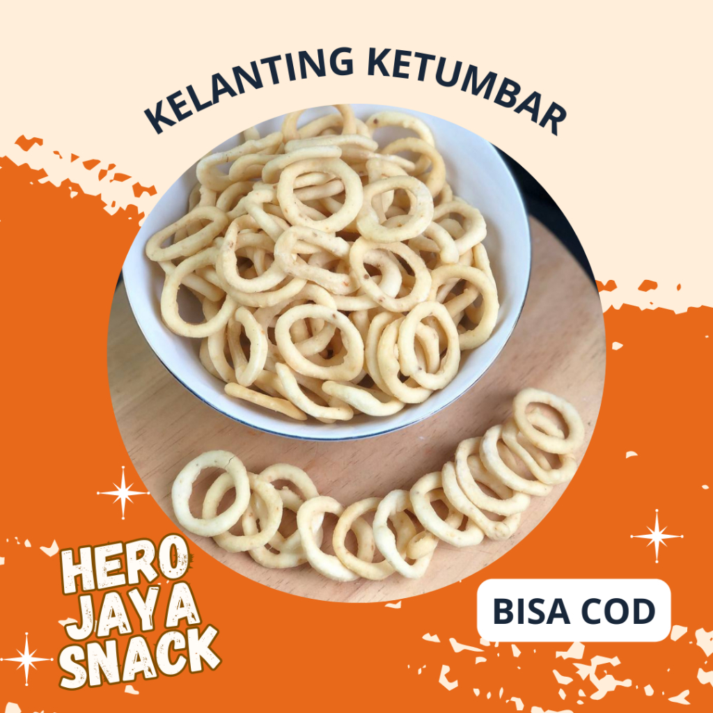 Kelanting Tumbar Gurih Asin Lanting Ketumbar Cemilan Khas Lampung / Lanting Khas Lampung