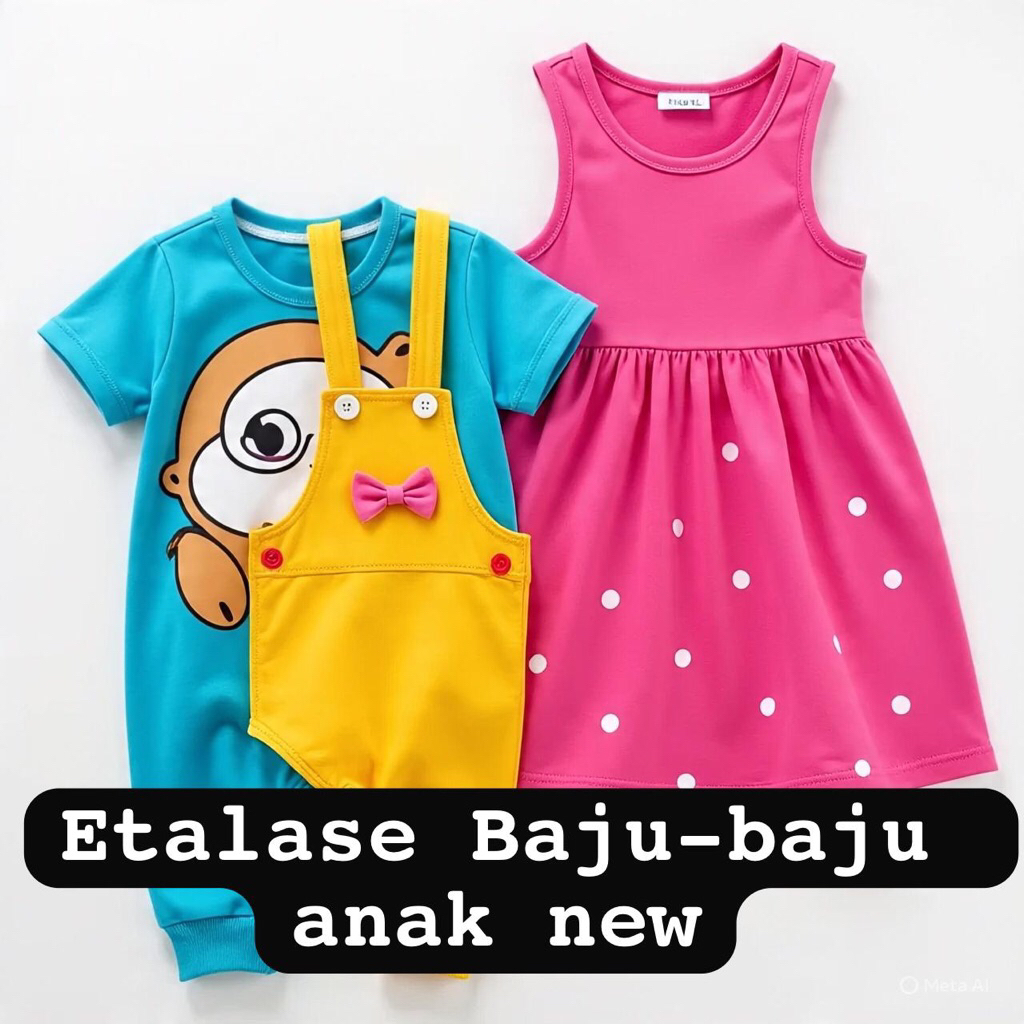 [NEW BUKAN PL] Obral baju anak bahan import