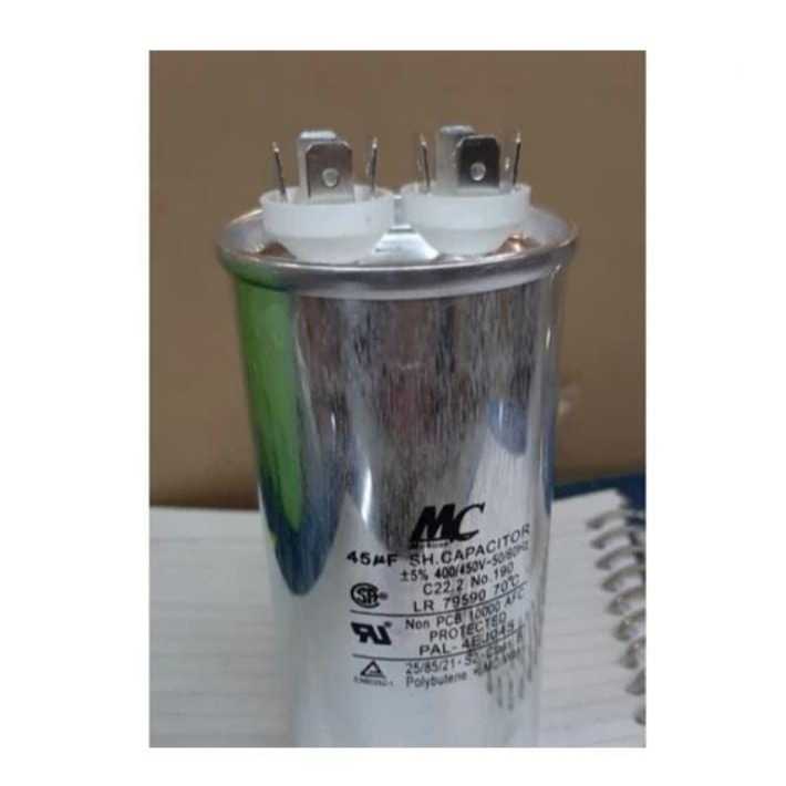 RH9791 kapasitor capacitor ac running mc 45uf 45mf 45 uf mf 550v 660v 560volt by PCM LTC GLODOK