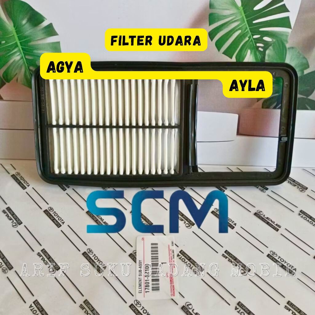 Filter Udara Agya Ayla 1.0cc Original | Saringan Udara Mesin | Air Filter Angin Filter Udara Agya Ay
