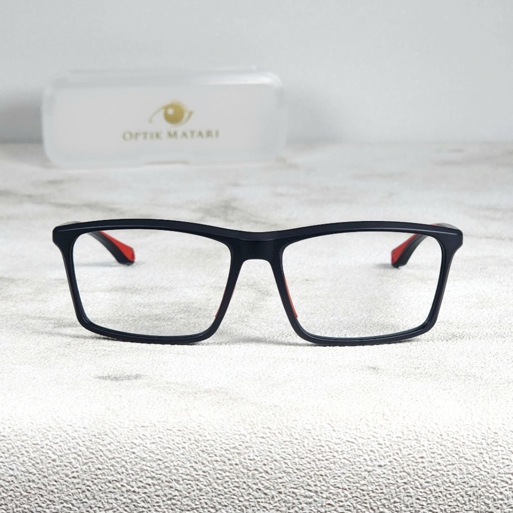 Kacamata Sport Pria Frame Sporty Ringan Minus Normal STNOCK-9800