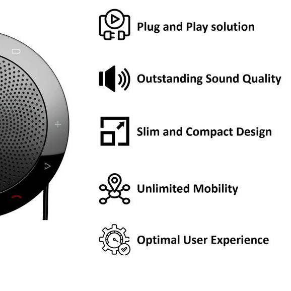 Jabra Speak 750 MS USB/BT Portable Speakerphone