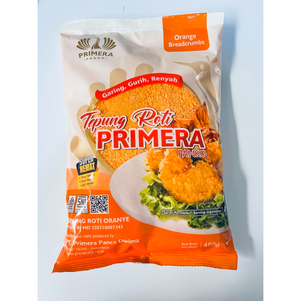 

Tepung roti panko orange PRIMERA 450gr || tepung katsu