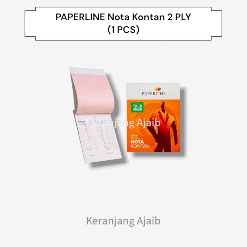 

PAPERLINE NOTA KONTAN 2 PLY (1 PCS)
