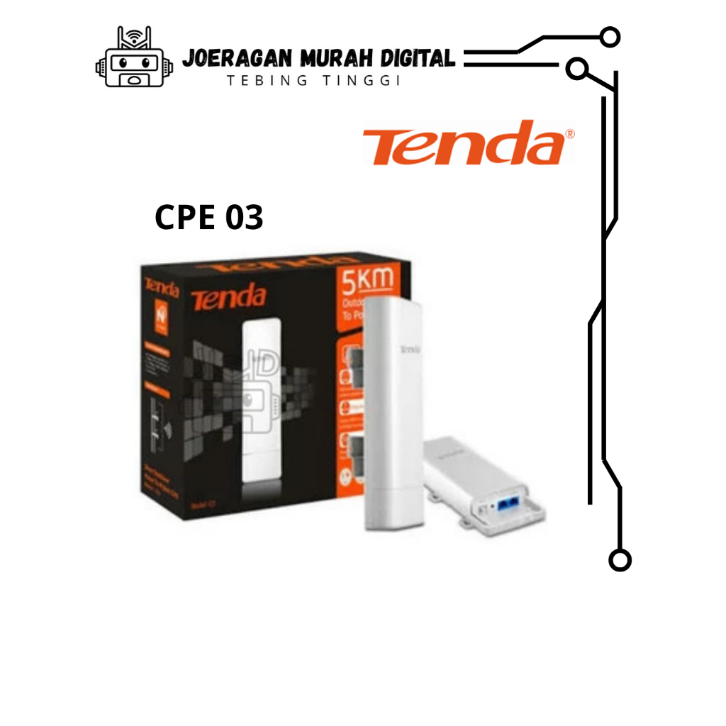 Tenda Outdoor Cpe 03 5km outdoor point to point Cpe