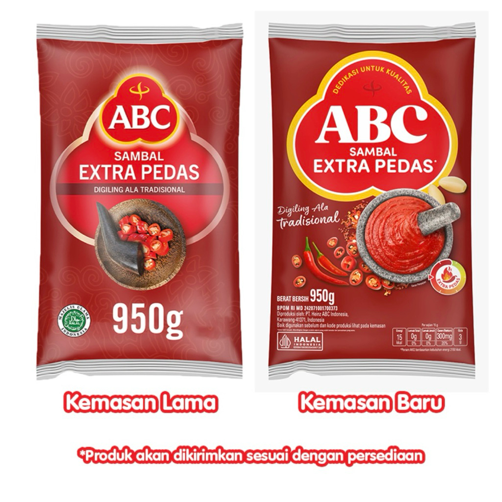 

ABC SAMBAL EKSTRA PEDAS 950g