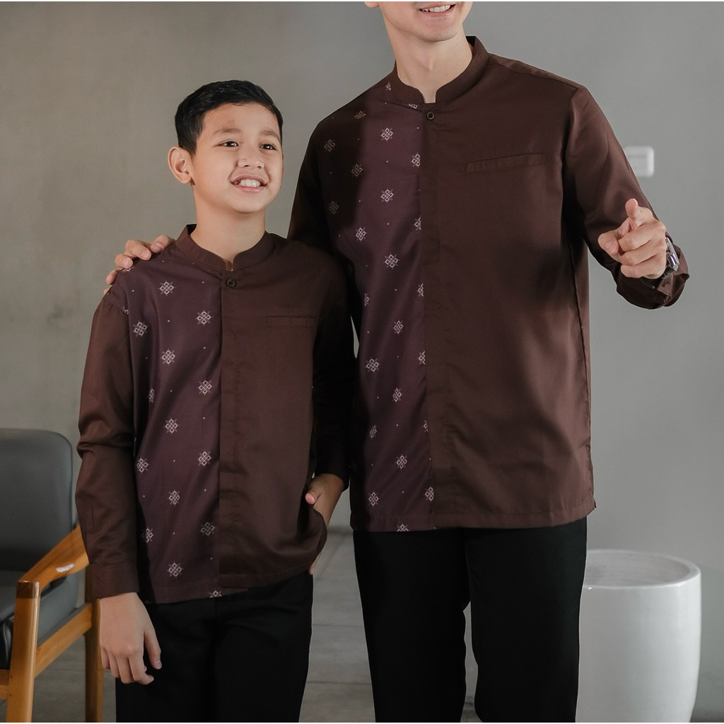 DISKON KEMKO MAHOGANY KEMEJA KOKO PAKAIAN CASUAL PRIA