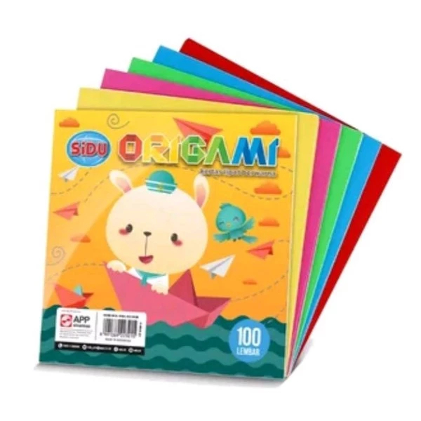 

KERTAS LIPAT SIDU / 1 SISI ORIGAMI SINAR DUNIA ORIGINAL 12,14, 16, 20 CM