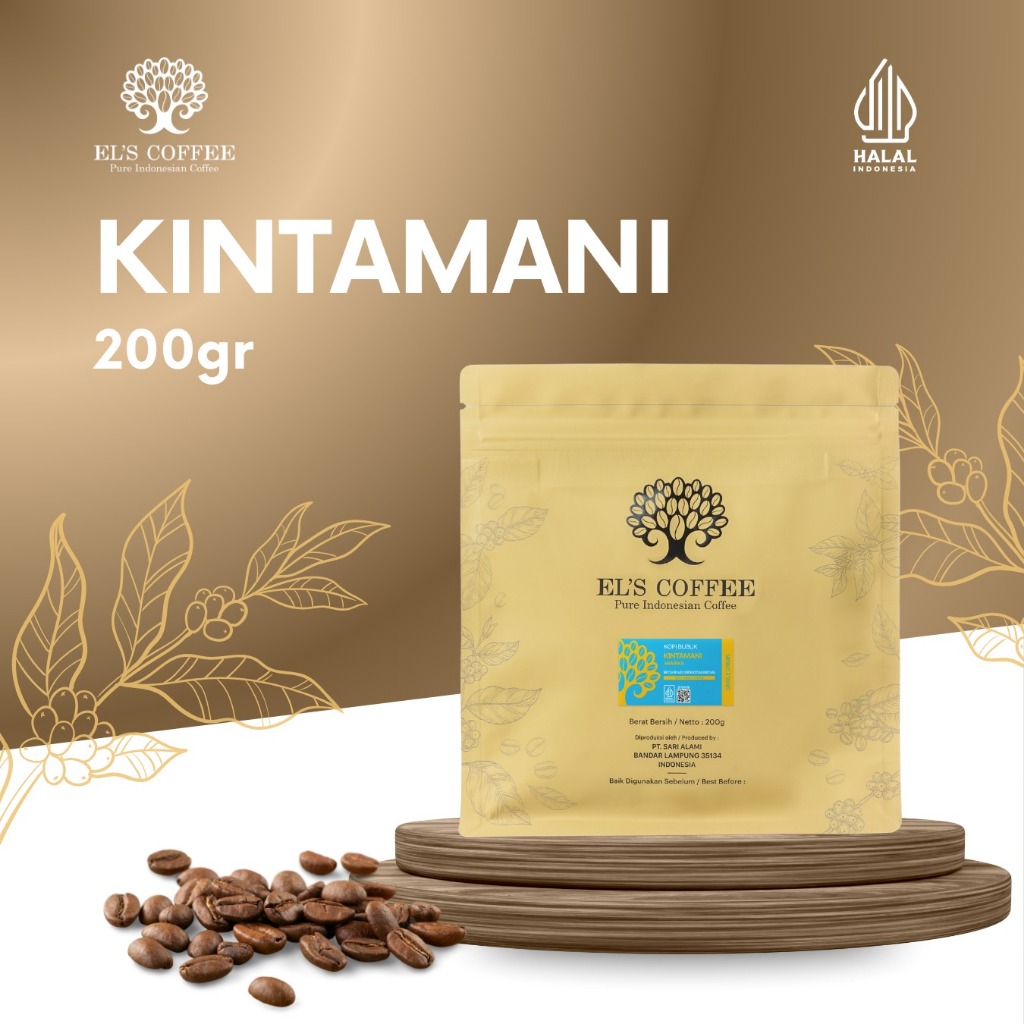 

EL'S COFFEE Kintamani Bali Kopi Arabika 200Gr PureIndonesiaCoffee Beans/Biji Kopi/Kopi Bubuk/Arabika