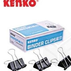 

Binder Clips No 111 Kenko / Clip Hitam Penjepit No.111 / Klip Jepit Kertas sedang
