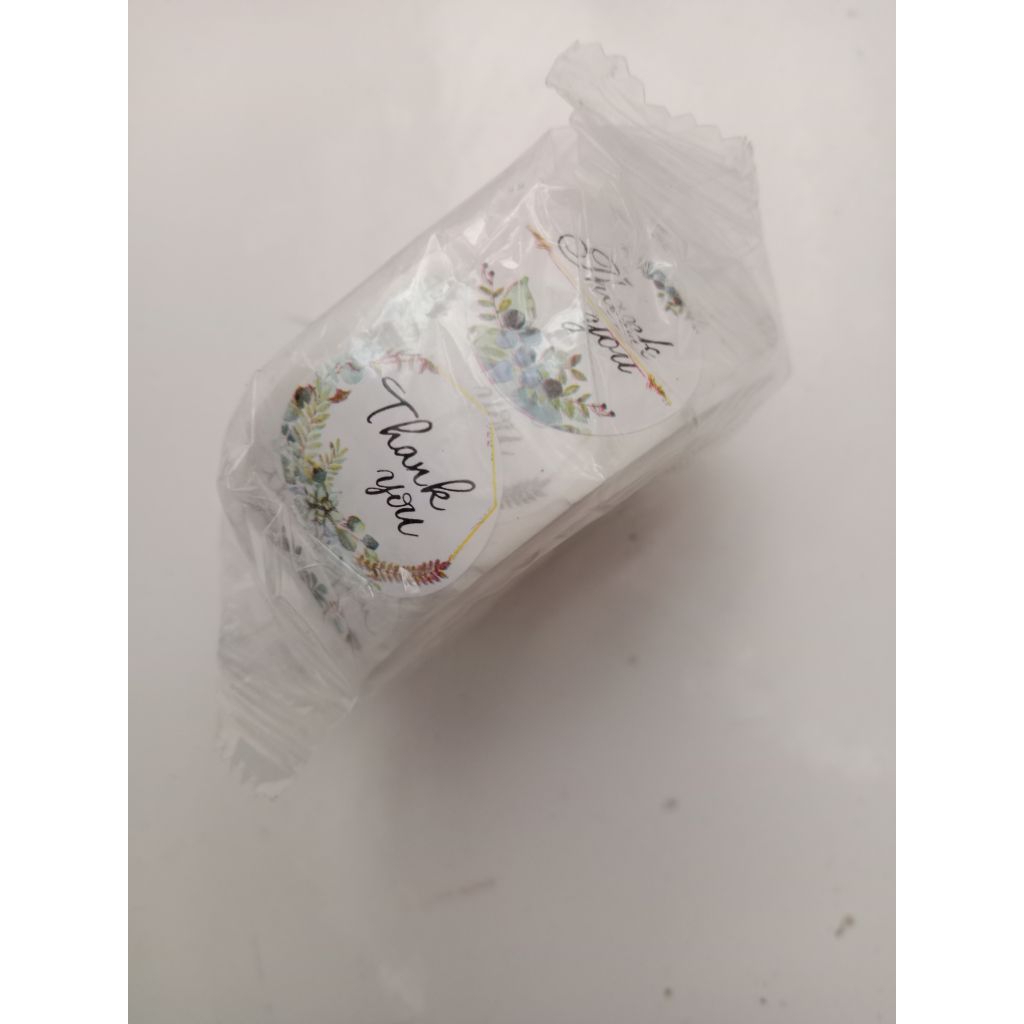 

stiker thank you 1 roll