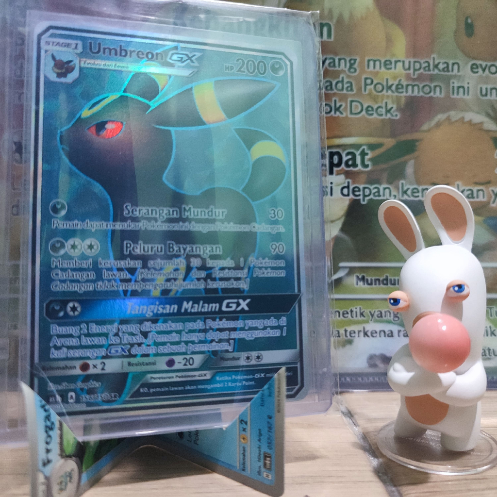 UMBREON GX SR as1b HANTAMAN PERTAMA SET B  156/150 SR  Pokemon TCG Card Bahasa Indonesia  SUDAH TERM