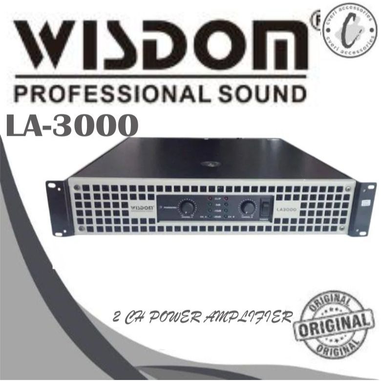 Wisdom LA3000 Power Amplifier Original Wisdom LA-3000