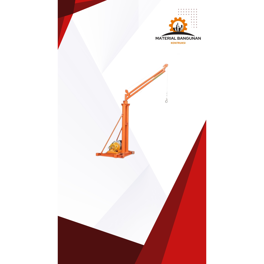MINI CRANE / KATROL DEREK LISTRIK LIFTIN HOIST CRANE MINI PROYEK 500KG