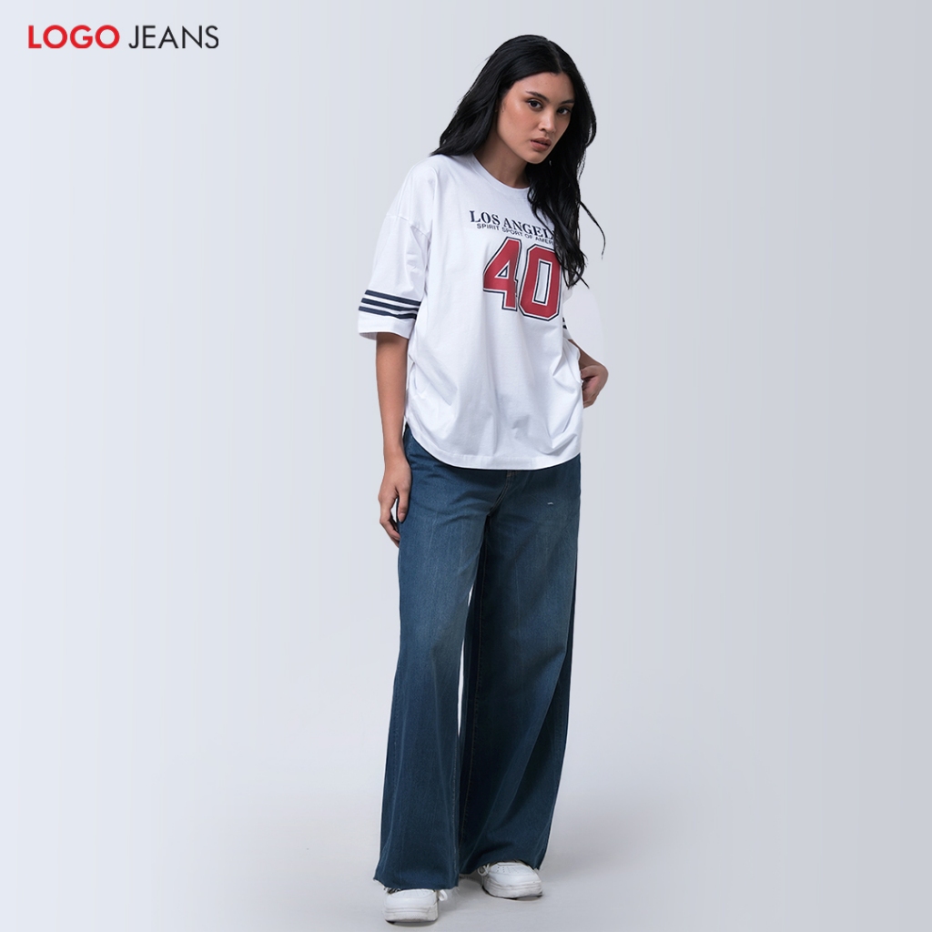 Logo Jeans - Kaos Wanita Nirina 12865L4OW