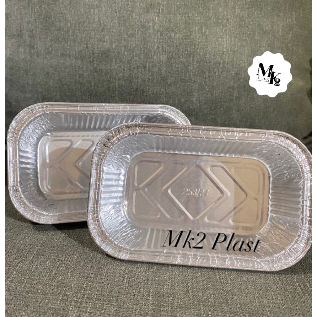 aluminium foil cup p258 / aluminium foil cup p258 + tutup / Wadah Aluminium foil Tray P258 + Tutup /