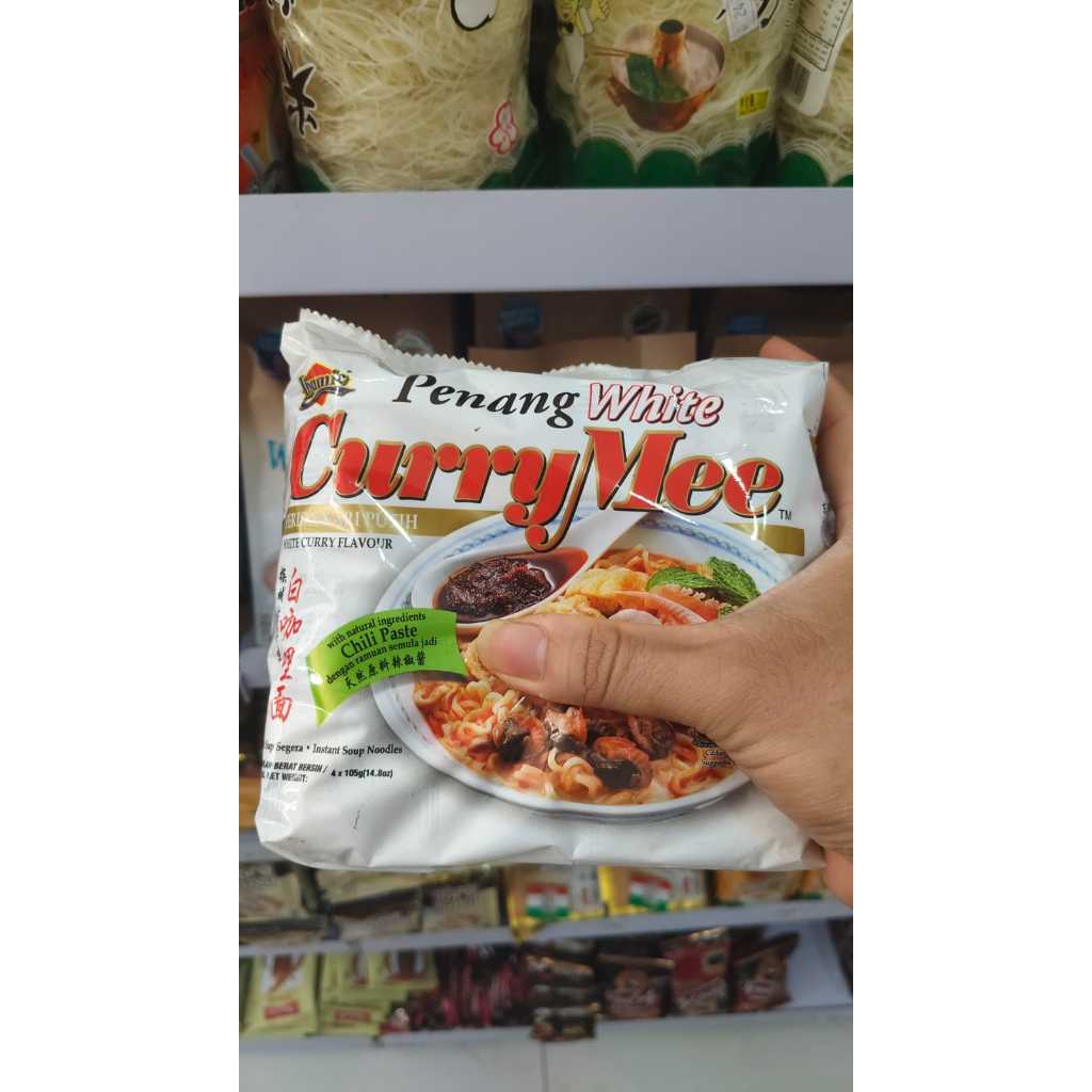 

Ibumie Penang White Curry Mee / Mie Kari Putih Penang 420gr 1 BALL ISI 4 BUNGKUS