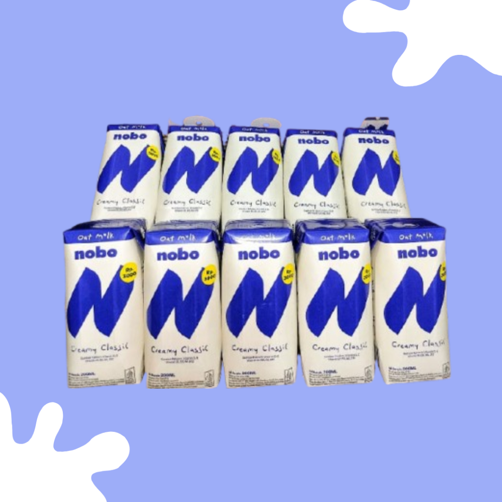 

Susu Nobo Oat Milk Creamy Classic 200 gr / Susu Viral / Susu Sehat