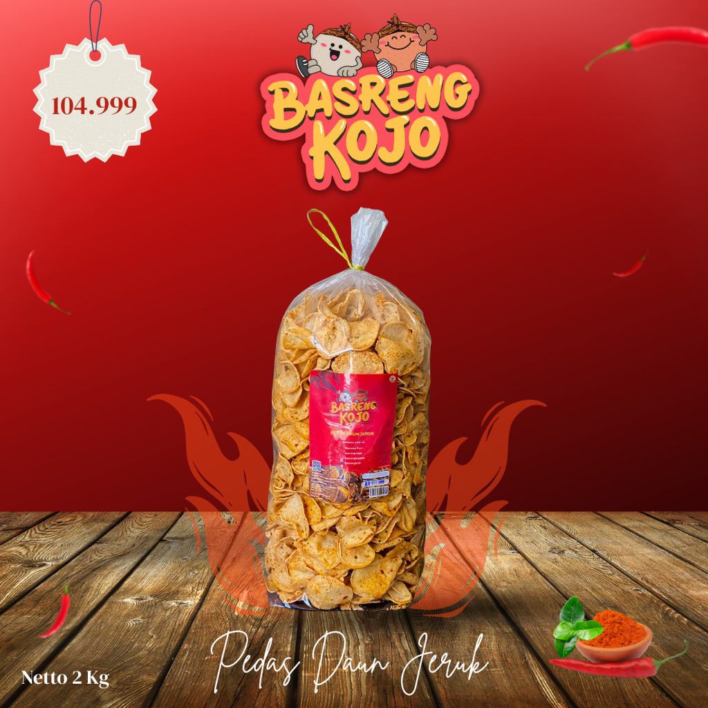 

Basreng Kojo 2kg Varian Original, Pedas