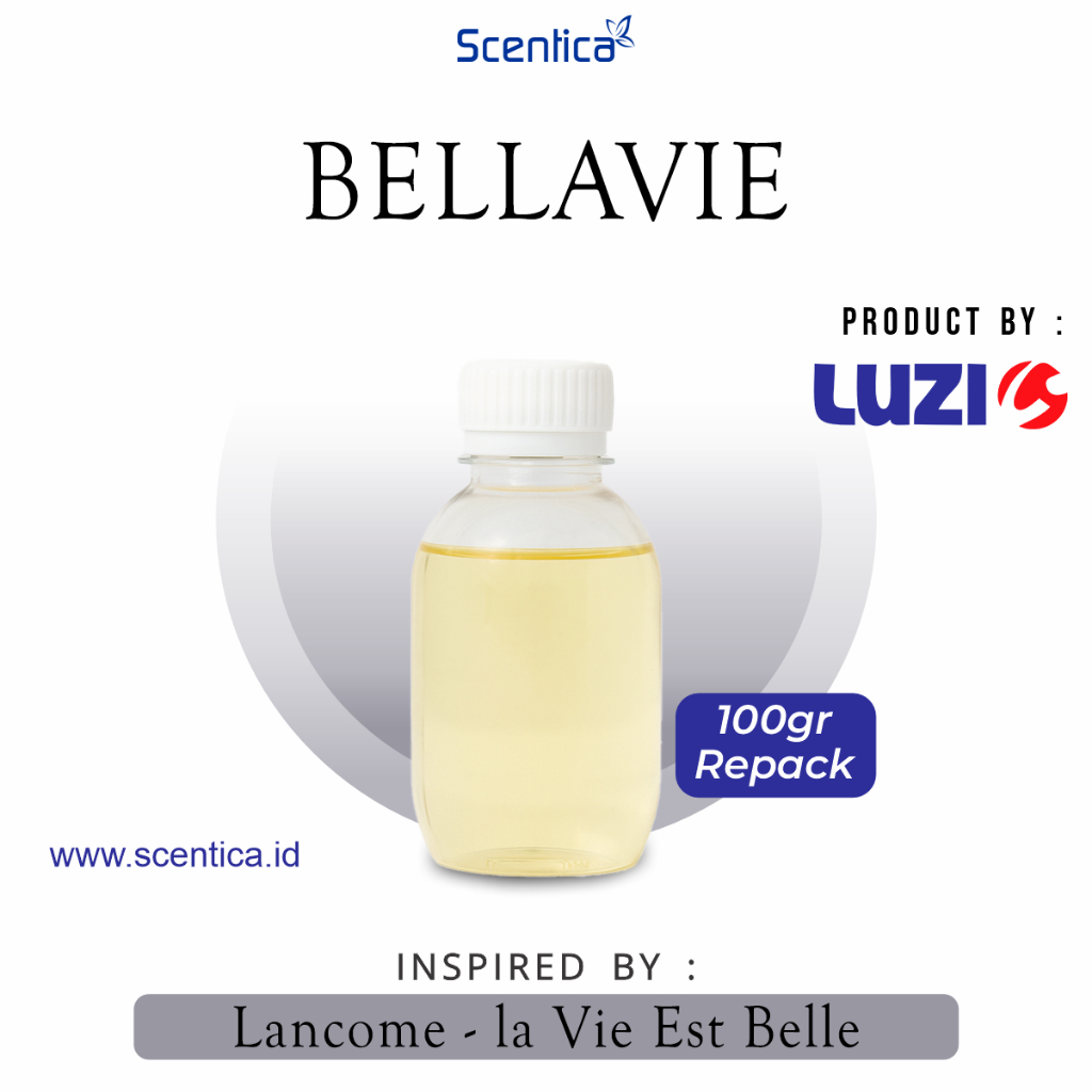 Bibit Parfum BELLAVIE Inspired By LA VIE EST BELLE Kemasan Repack 100gr Original Product By Luzi