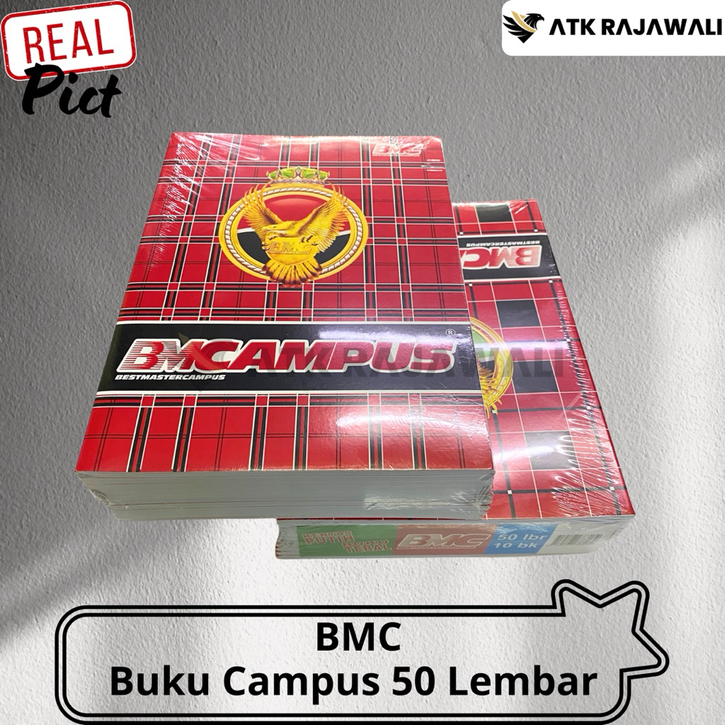 

Buku Tulis BMC Kampus 50 Lembar / Isi 10Pcs
