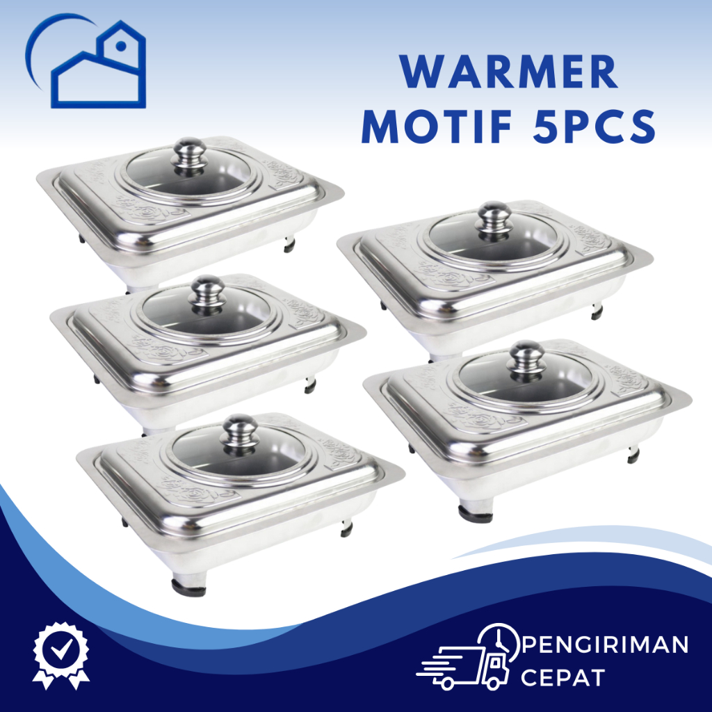 PROMO Prasmanan Set stainless isi 5pcs FULL SET  / 5PCS COMBO HEMAT PRASMANAN (5pcs prasmanan )