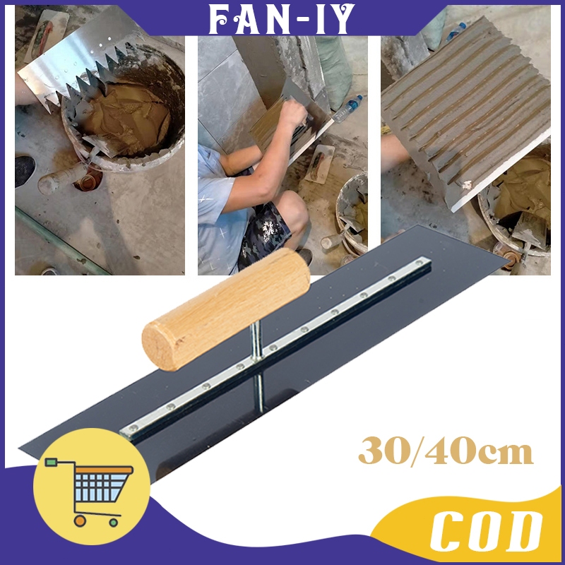 30cm/40cm Alat Untuk Acian Tembok / Pisau Kuduk Semende / Wall Trowel Tools / Anti Karat