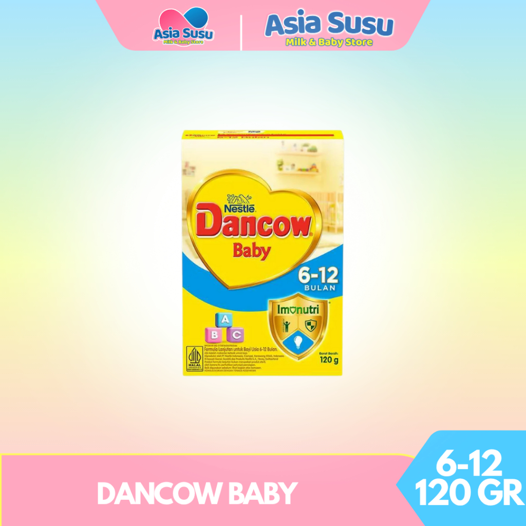 

DANCOW BABY 6-12 Bulan 120gr / 550gr - Susu Formula Bayi 6-12 Bulan