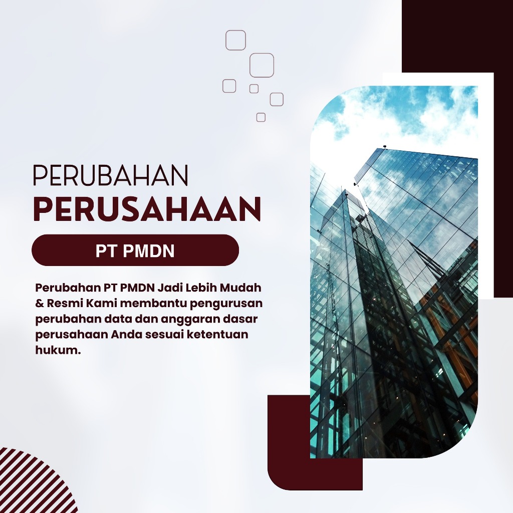 

Pengajuan Perubahan Data PT PMDN