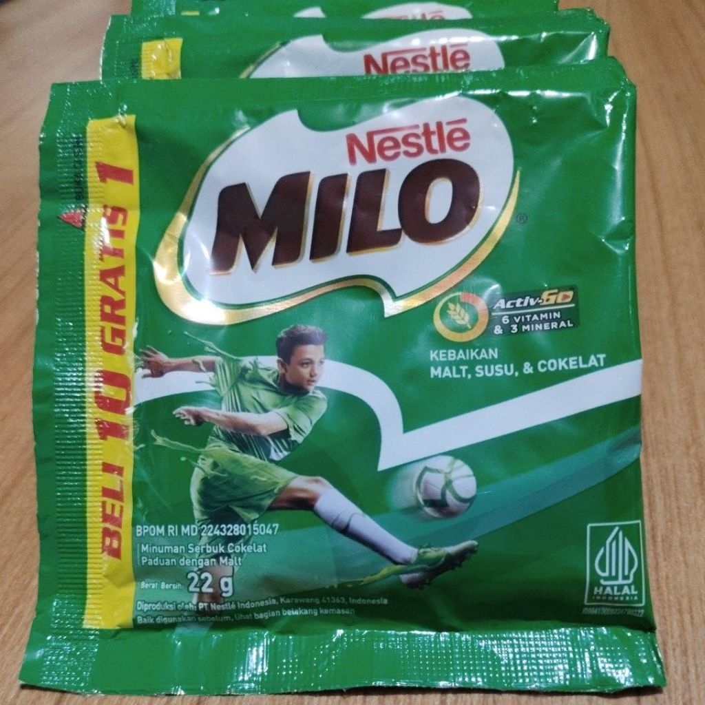 susu milo sachet rencengan