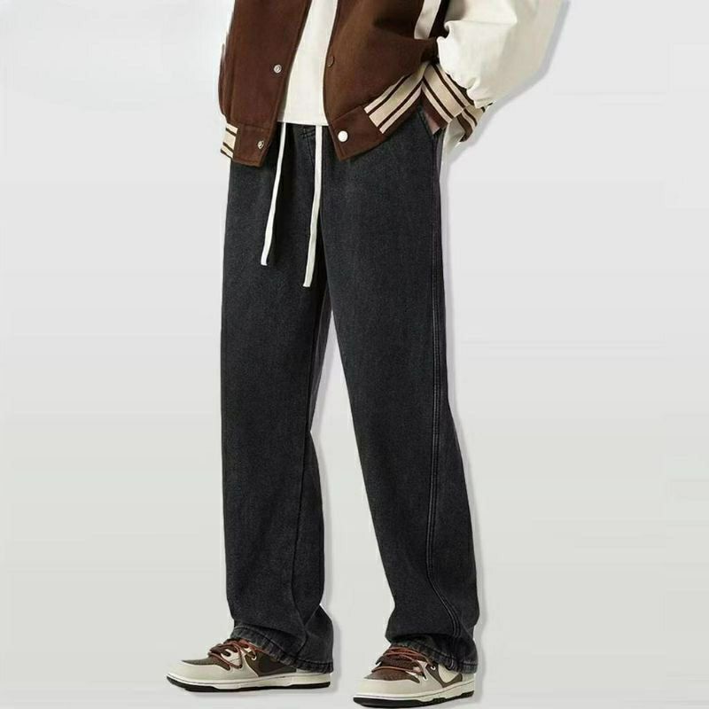 Celana Jeans Pria Panjang Gombrang Pinggang Karet / Celana Jeans Pria Celana Jeans Pria Panjang Snow