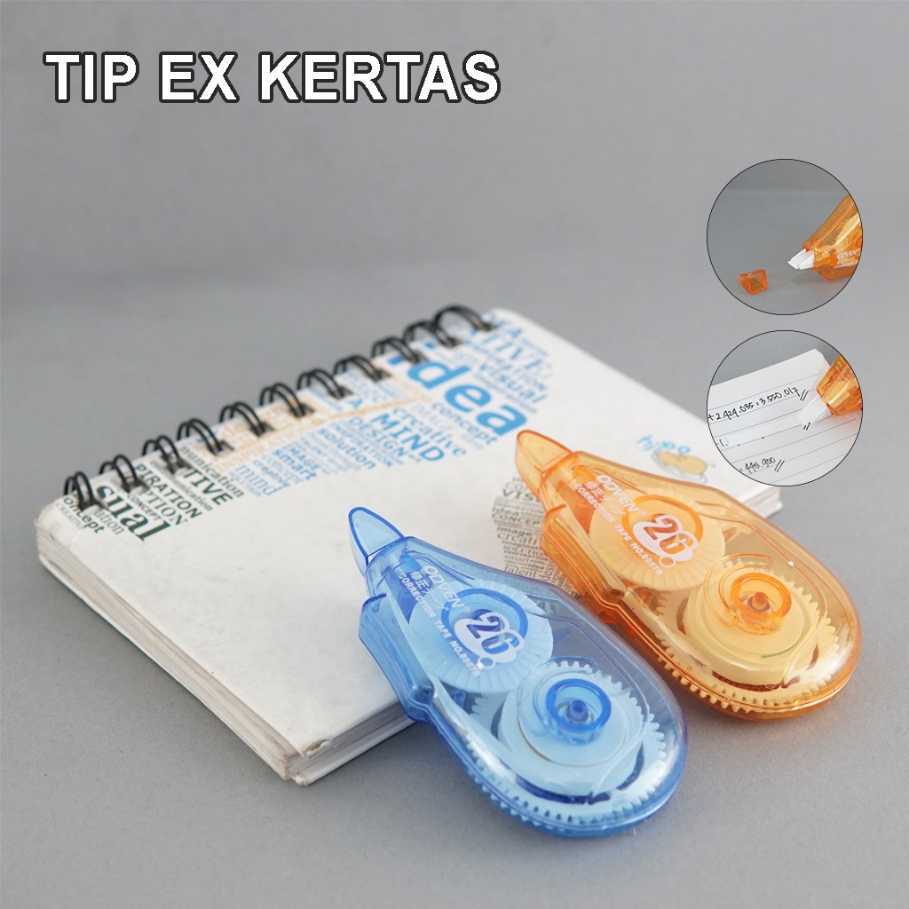 

Pita Koreksi Halus & Rapi - Alat Tulis Sekolah & Kantor - Warna Acak GJ - 071602