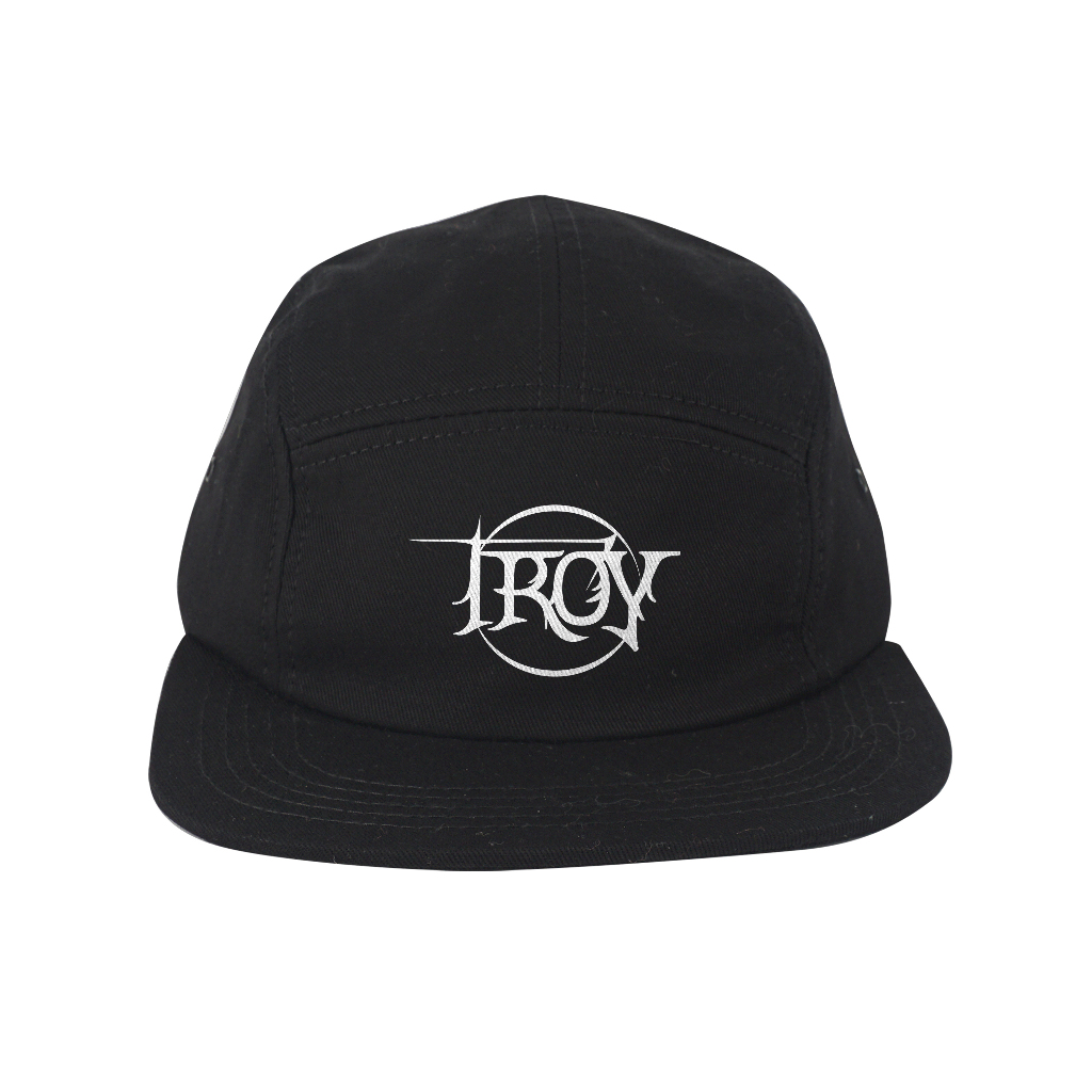 Troy Company Five Panel Hat Black Kagbe - Topi 5 Panel Hitam FPD 3242