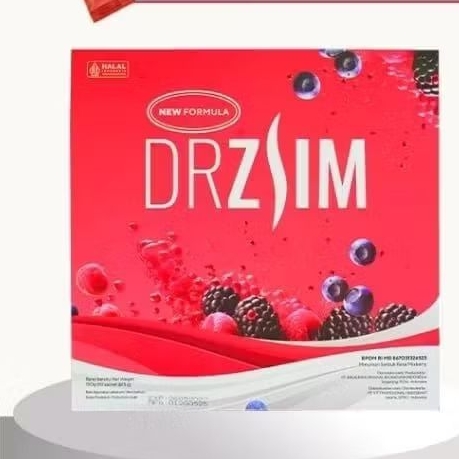 DR ZLIM / Dr Slim  MINUMAN DETOX FIBER PELANGSING ORIGINAL 1 BOX ISI 10 SACHET