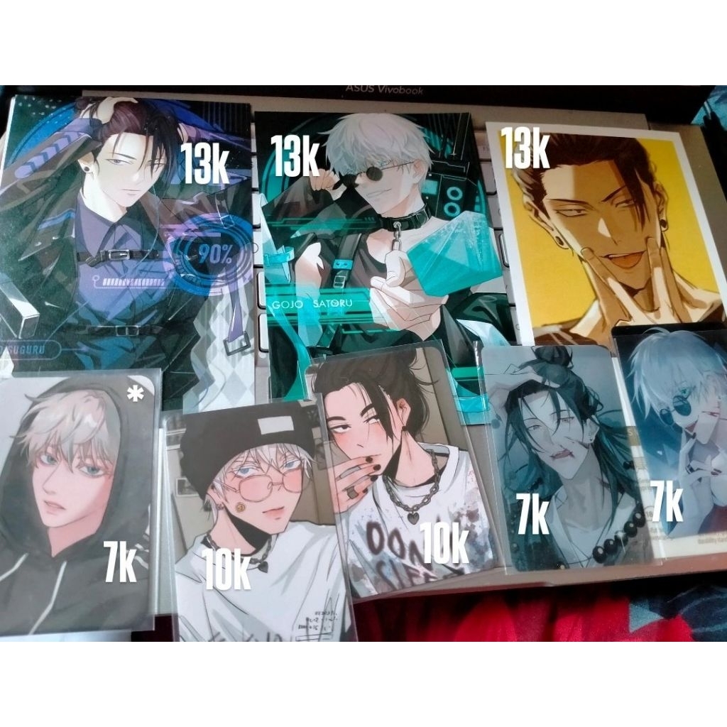 photocard postcard gojo geto