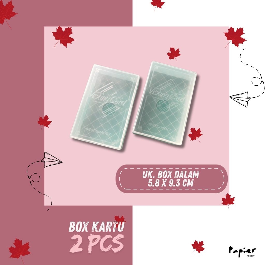 

PAPIER - BOX KARTU | BOX KARTU NAMA | Paket 2PCS