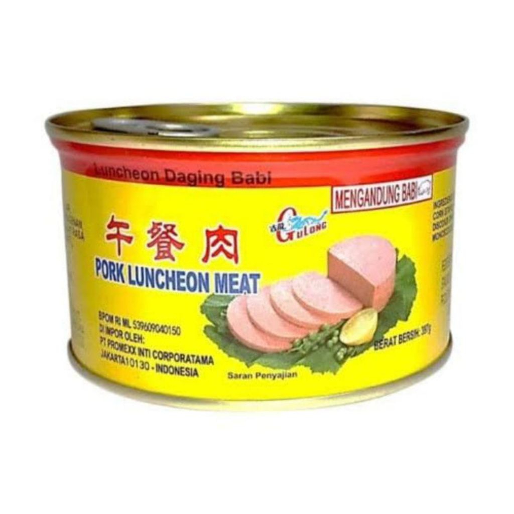 

Gulong Pork Luncheon Meat Non Halal - Daging Maling Kaleng