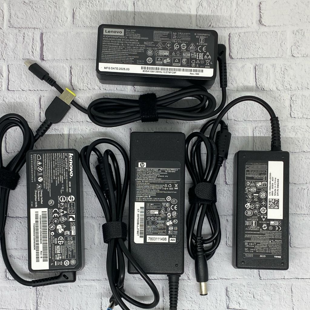Adaptor Charger Laptop Semua Merk Cocok Untuk Lenovo / Thinkpad / HP / Dell Type-C / USB / Blue Pin