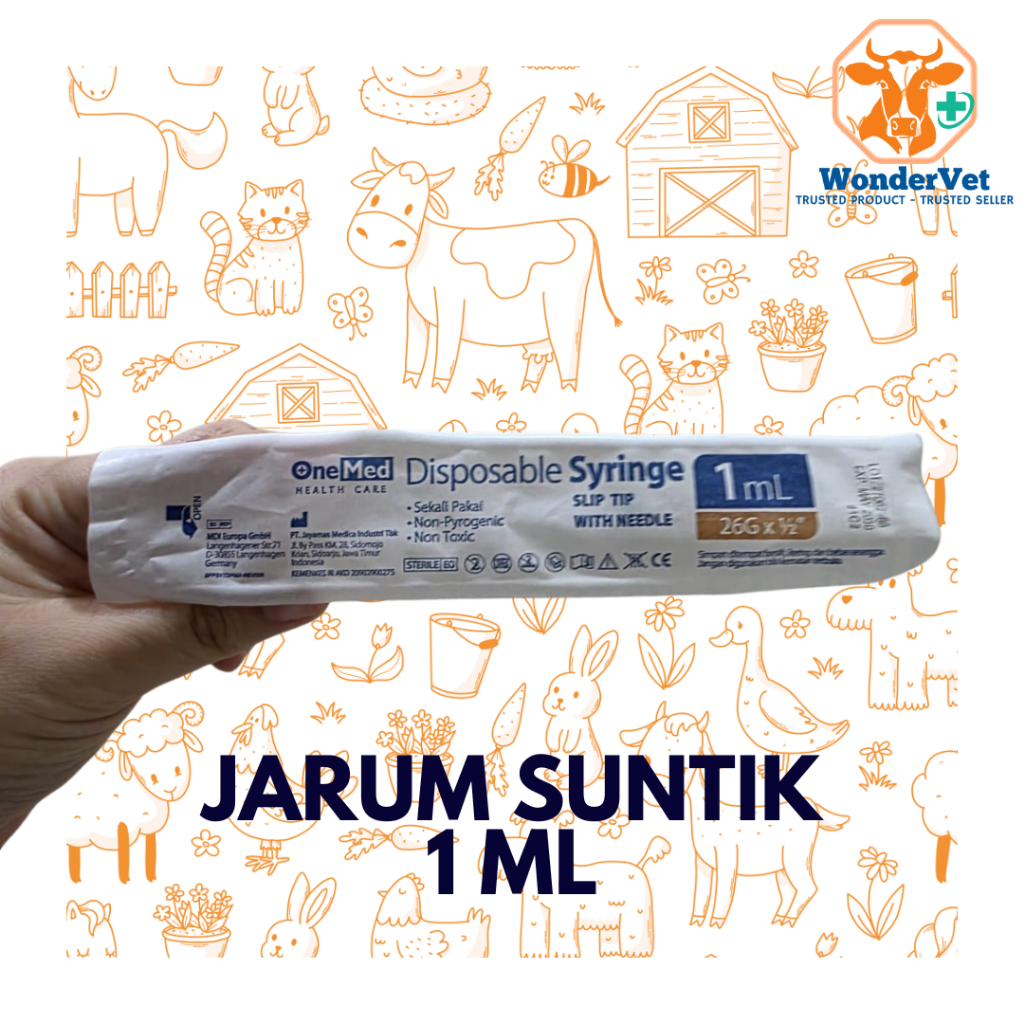 Spuit jarum suntik 1 ml 3 ml Kapas alkohol