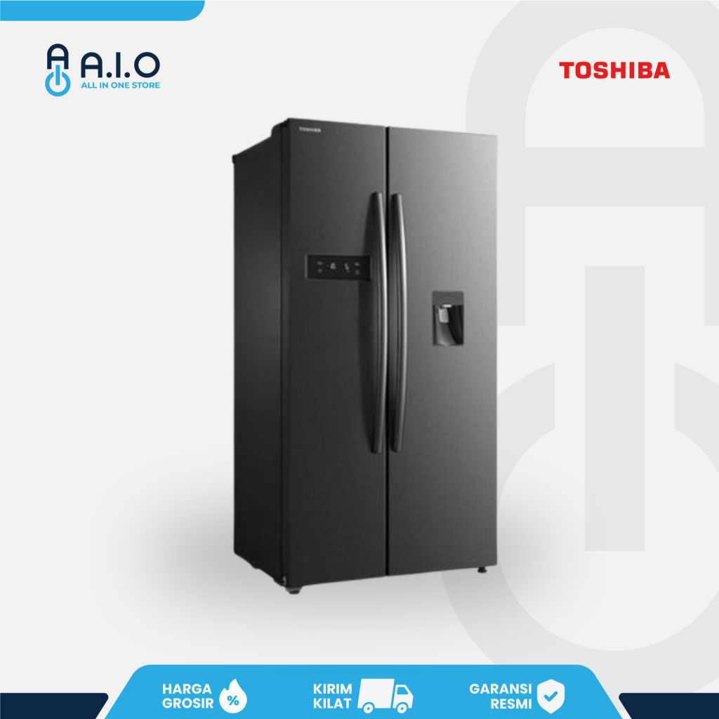 TOSHIBA - KULKAS SIDE BY SIDE - GR RS682WE PMF(06)