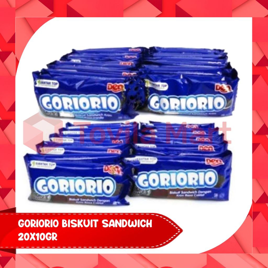 

Goriorio Biskuit Sandwich Cream dengan 2 variant rasa