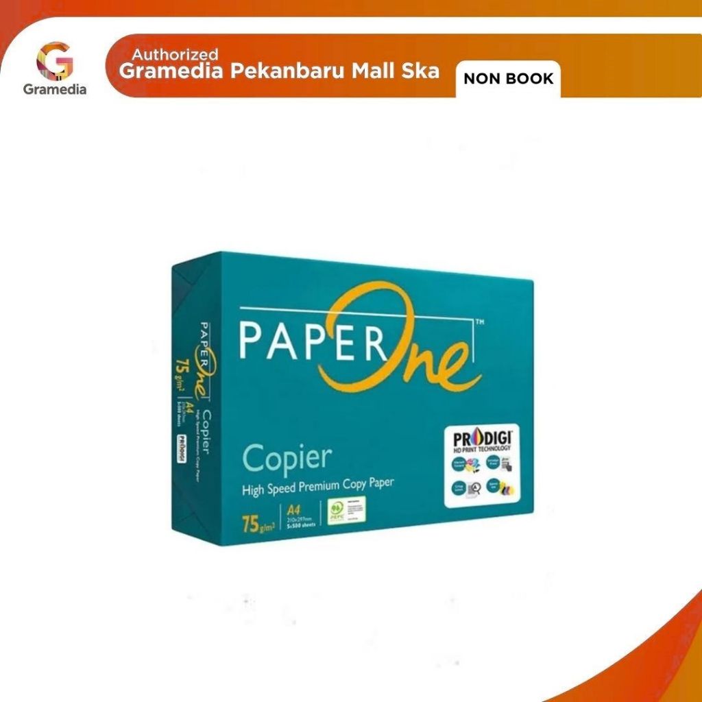 

(Original) Gramedia Pekanbaru - Kertas Paper One Fc 75 Gr A4