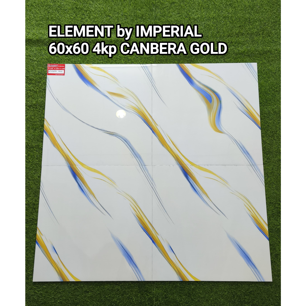 Granit Glazed Element Canbera Gold 60x60 - Kilat Medan