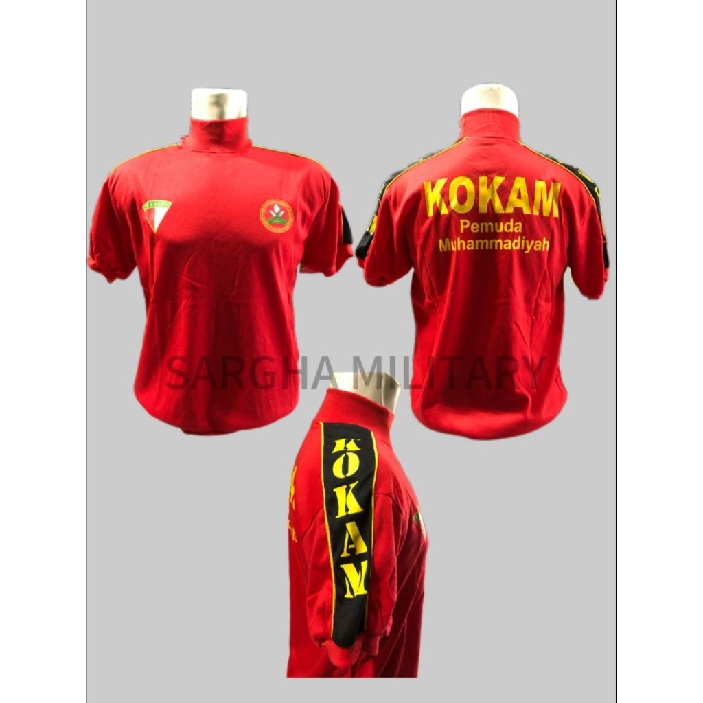 kaos merah KOKAM variasi KAOS KOKAM kaos dalaman baju PDL