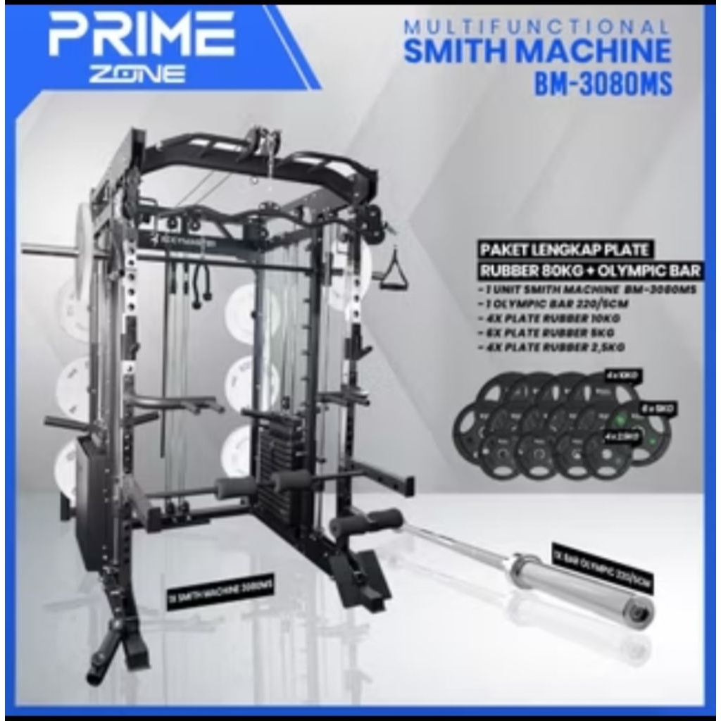 BODYMASTER Smith Machine Import - Power rack functional bench press