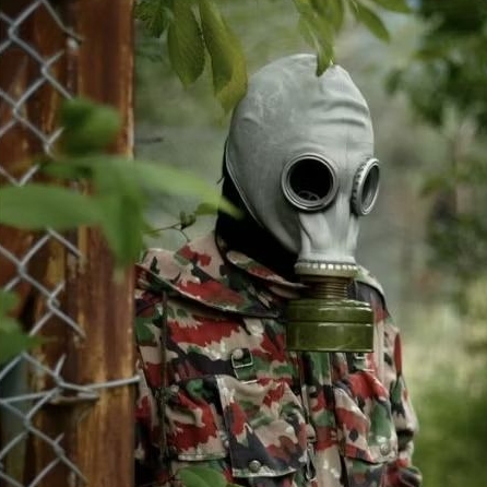 Topeng gas puda 59 anti virus chemical masker gas