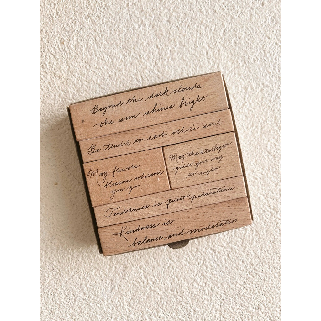 

Preloved Modaizhi A Poem Called Life Stamp Set