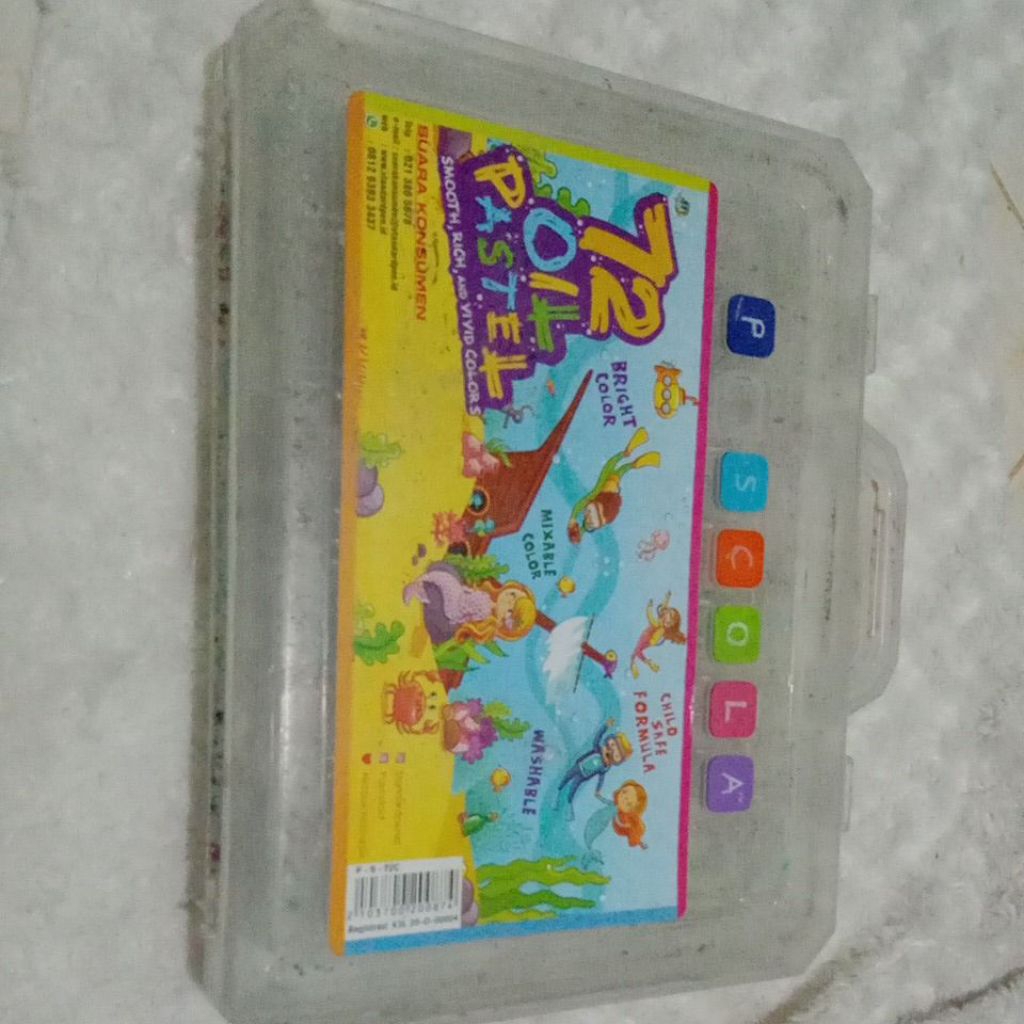 

TEMPAT CRAYON PASCOLA 72 OIL PASTEL.TEMPATNYA SAJA TANPA CRAYONNYA YA..