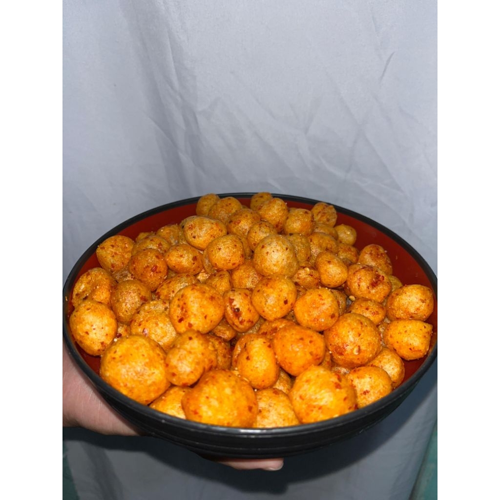 

Cimol kering/Endog lewo renyah bumbu melimpah